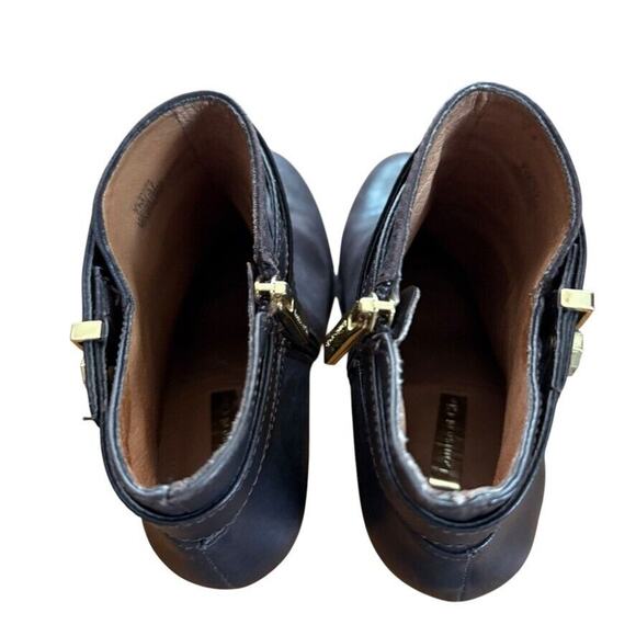 Louise Et Cie Ranier Womens Brown Leather Ankle Boots Booties Chunky Heel sz 7 - Picture 10 of 16